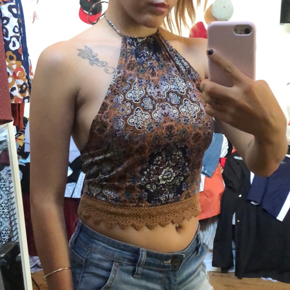 Floral Halter Top